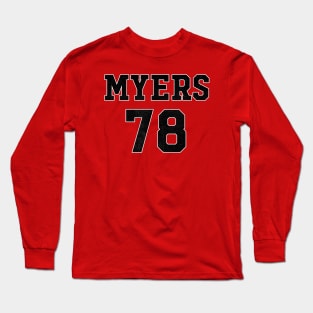 MYERS - vintage typography Long Sleeve T-Shirt